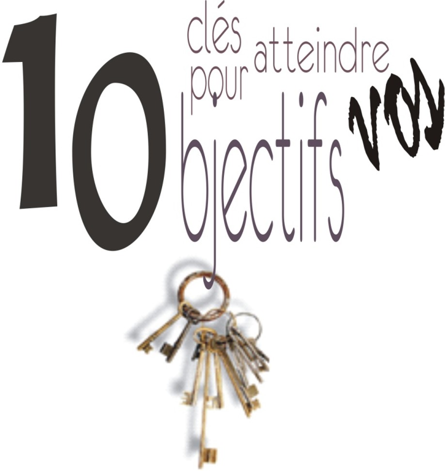 Logo de la conférence 10 clés pour atteindre vos objectifs d’Evolupro, une conférence sur la motivation, le passage à l’action et l’atteinte des objectifs professionnels.